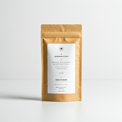 Minimalist packaging design for luxury coffee brand